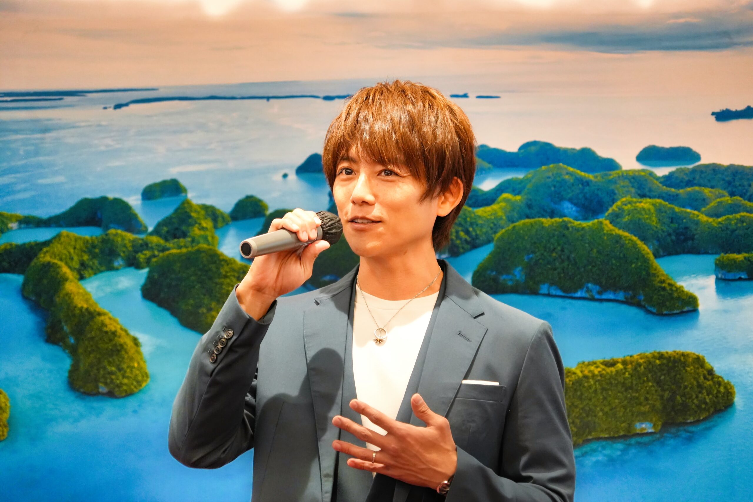 日本パラオ国交樹立30周年記念イベント/杉浦太陽さんのトーク