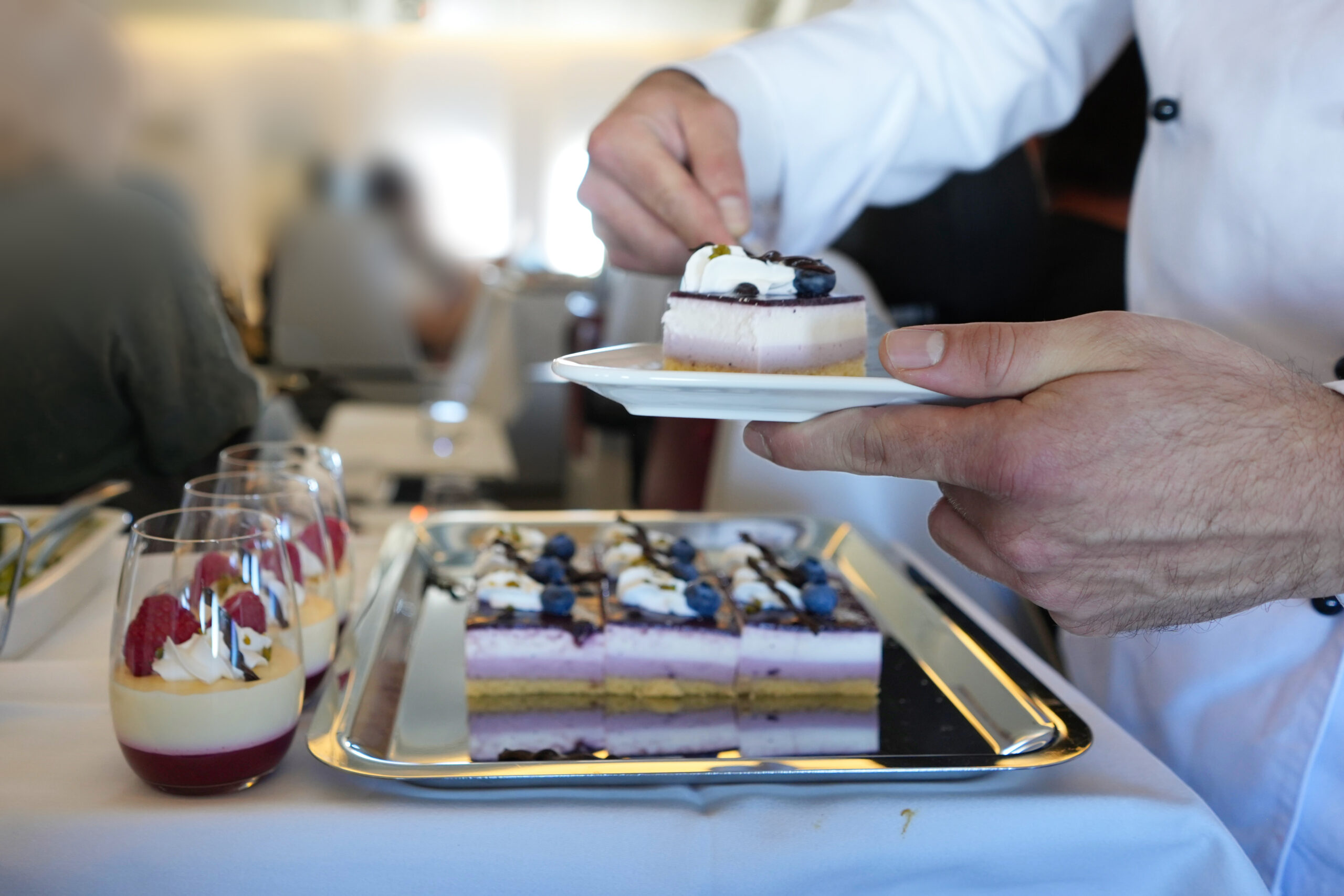 オーストリア航空ビジネスクラス搭乗記・機内食編・デザート