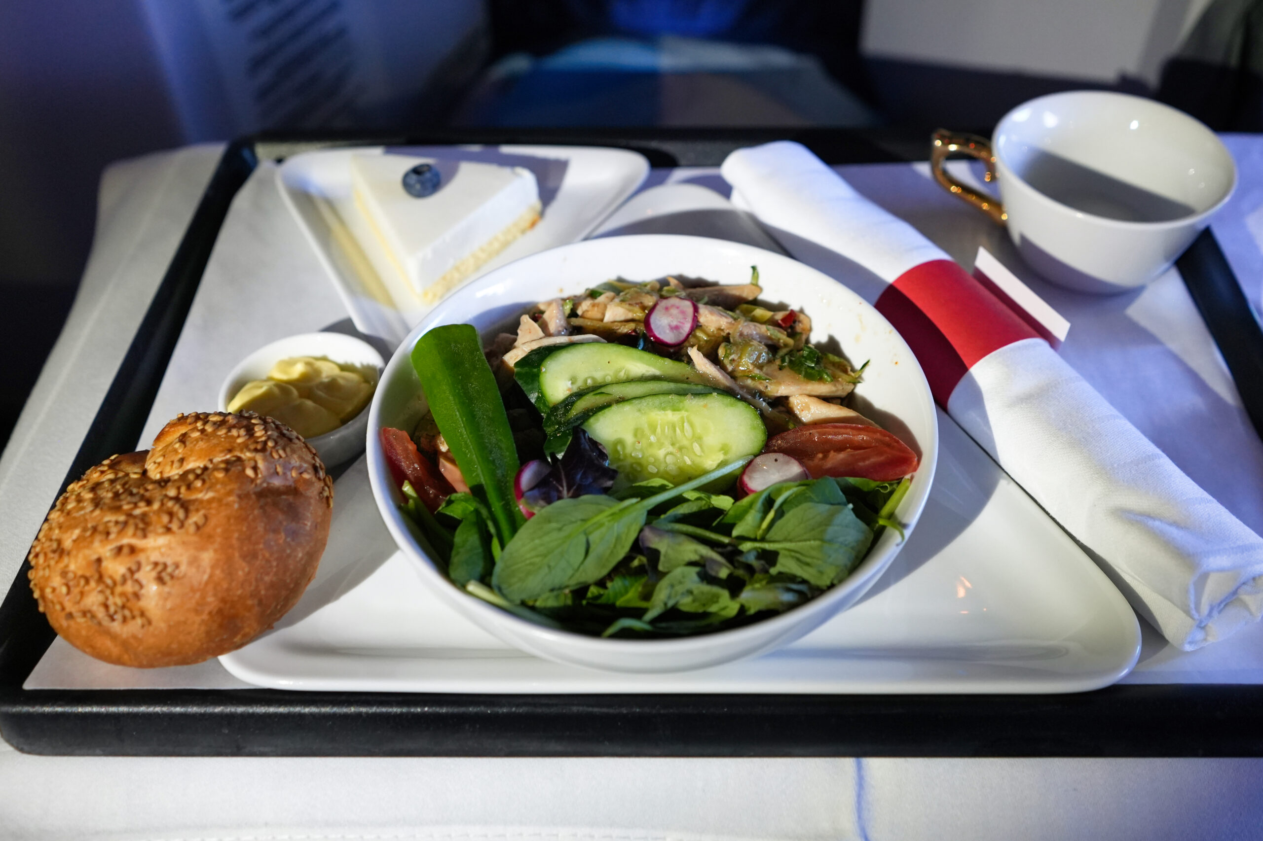 オーストリア航空ビジネスクラス搭乗記・機内食編・朝食