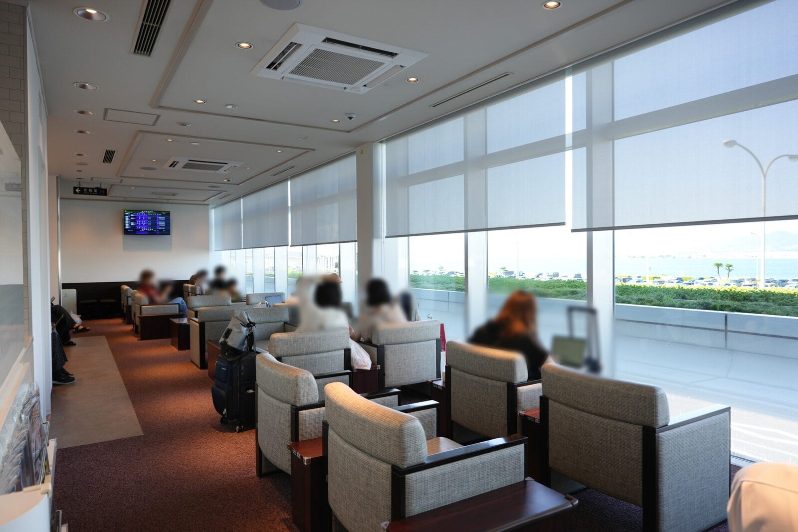 長崎空港ラウンジアザレアのリラックスゾーン