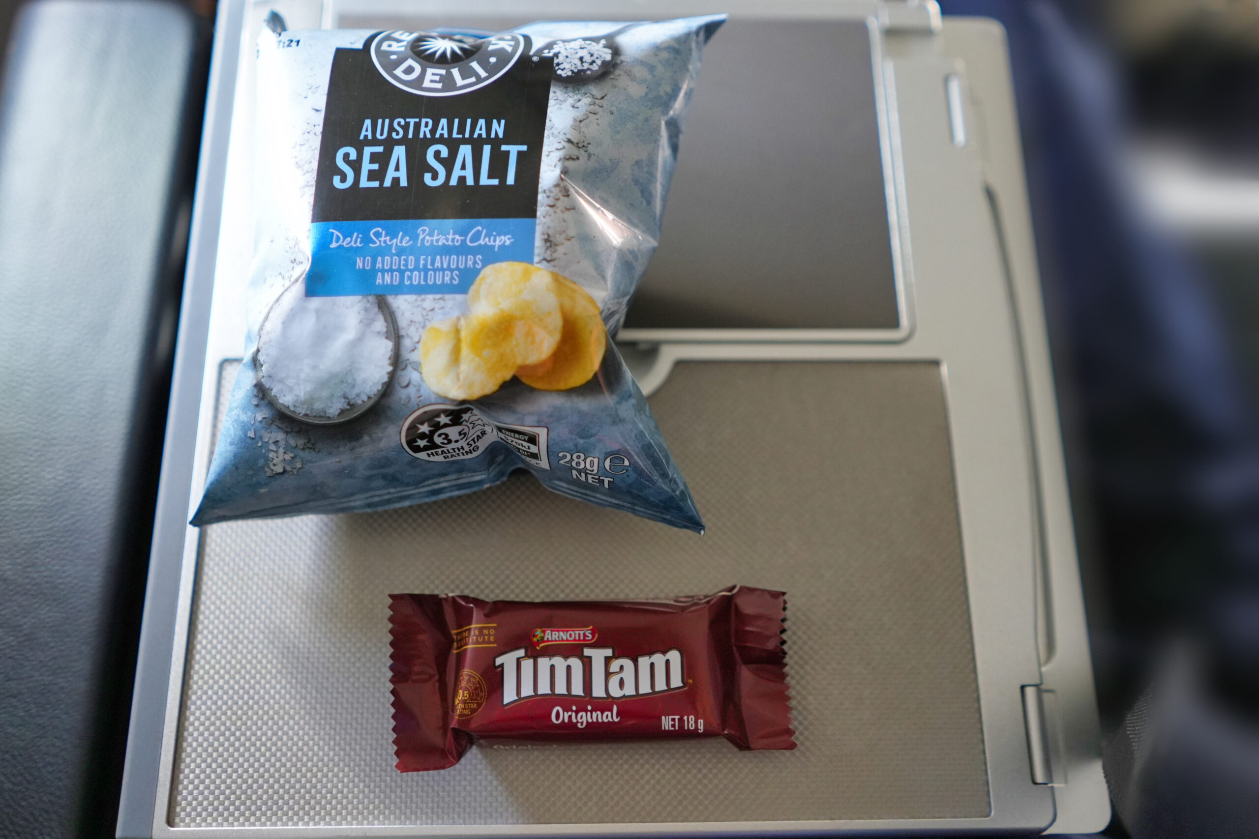ヴァージンオーストラリア航空ビジネスクラス搭乗記・スナック