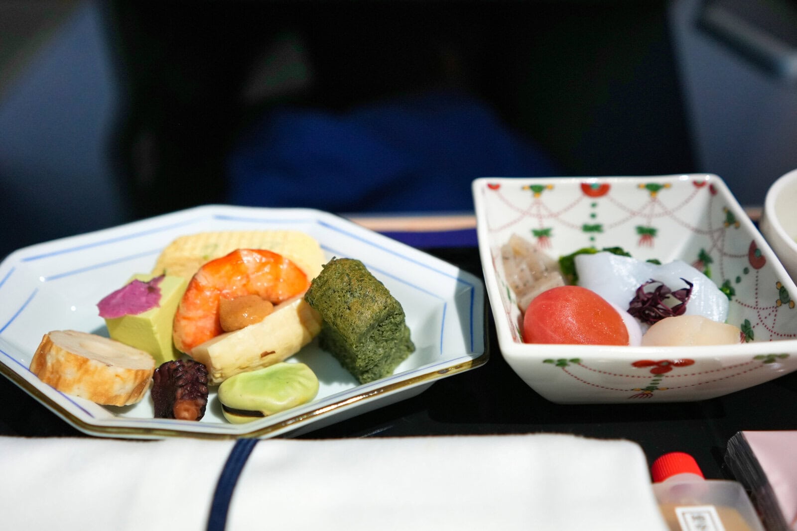 ANAビジネスクラス・ハノイ線搭乗記・和食2