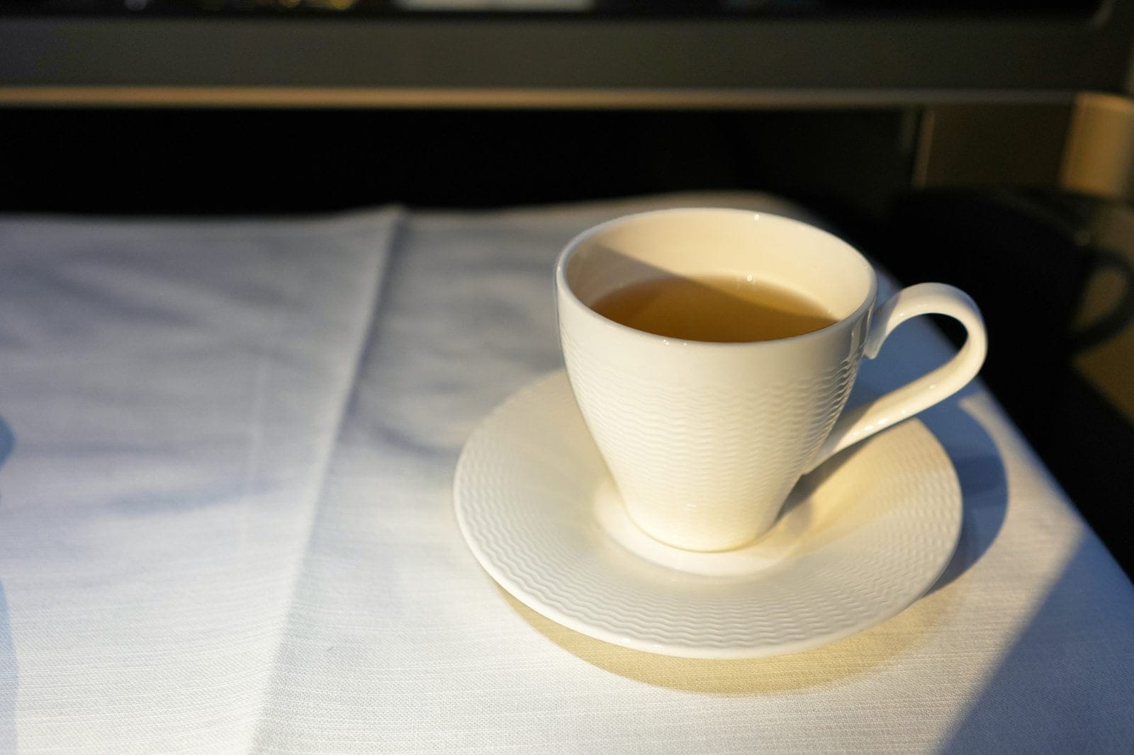 スターラックス航空A350ビジネスクラス搭乗記・機内食・台湾茶