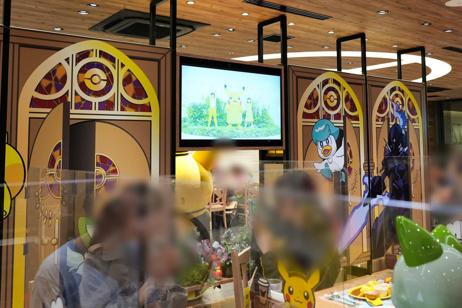 Pikachu greeting near Area C