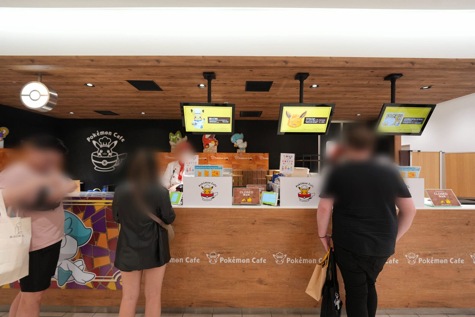 Pokémon Café Tokyo register area