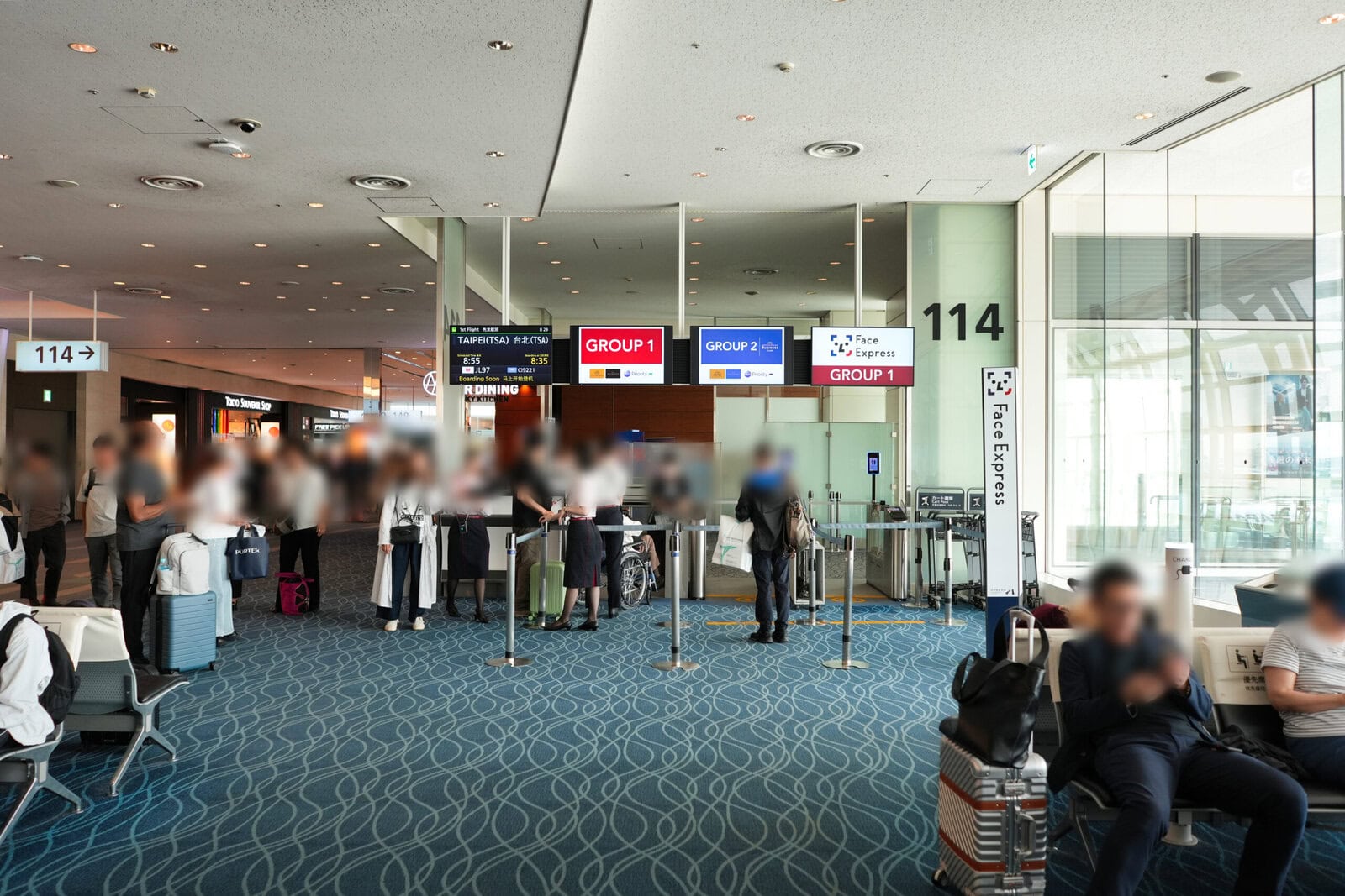 羽田空港第3ターミナル114搭乗口