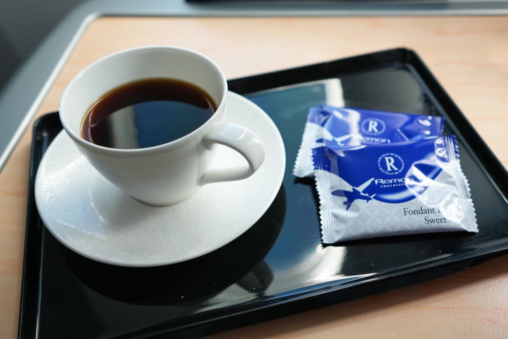コーヒーとフォンダンビスキュイ
