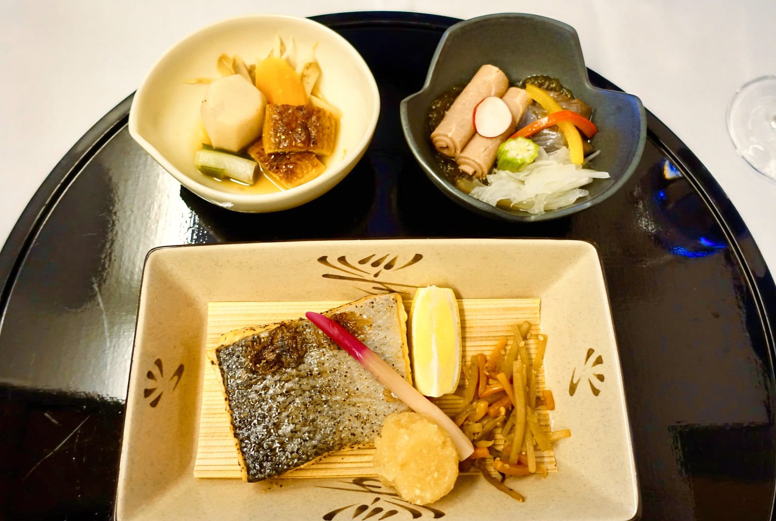 ANAファーストクラス機内食・主菜