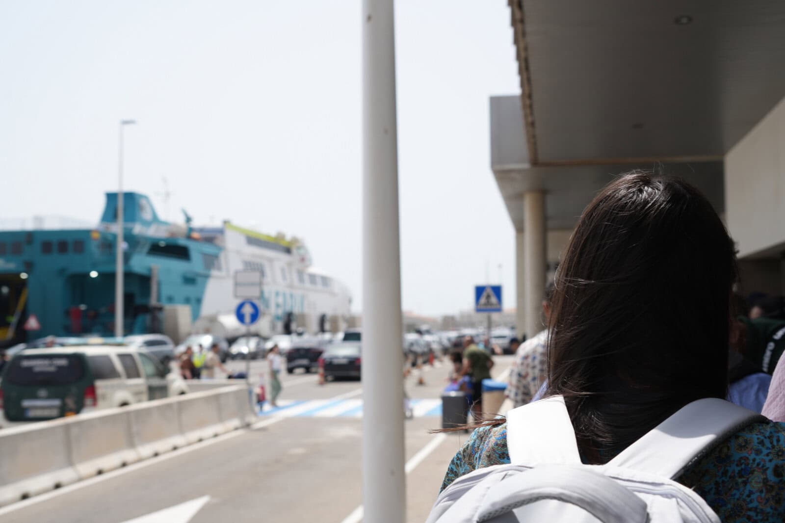 乗船待ちの列