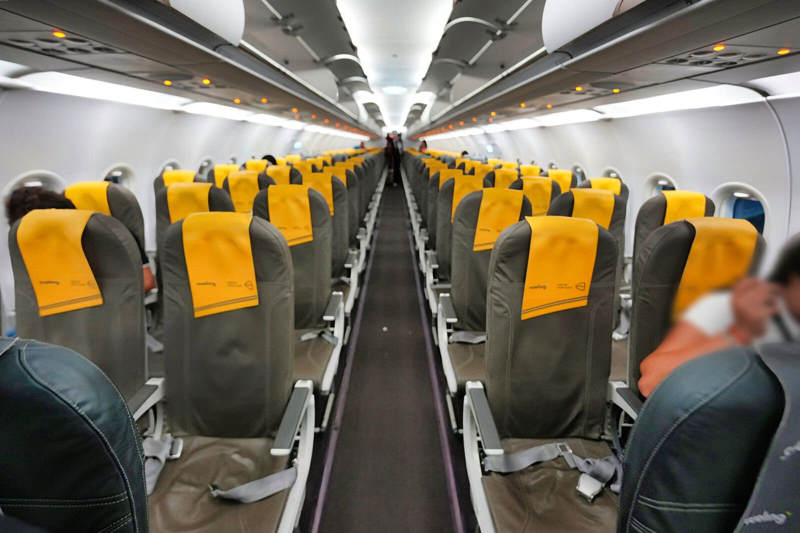 ブエリング航空飛行機の内部