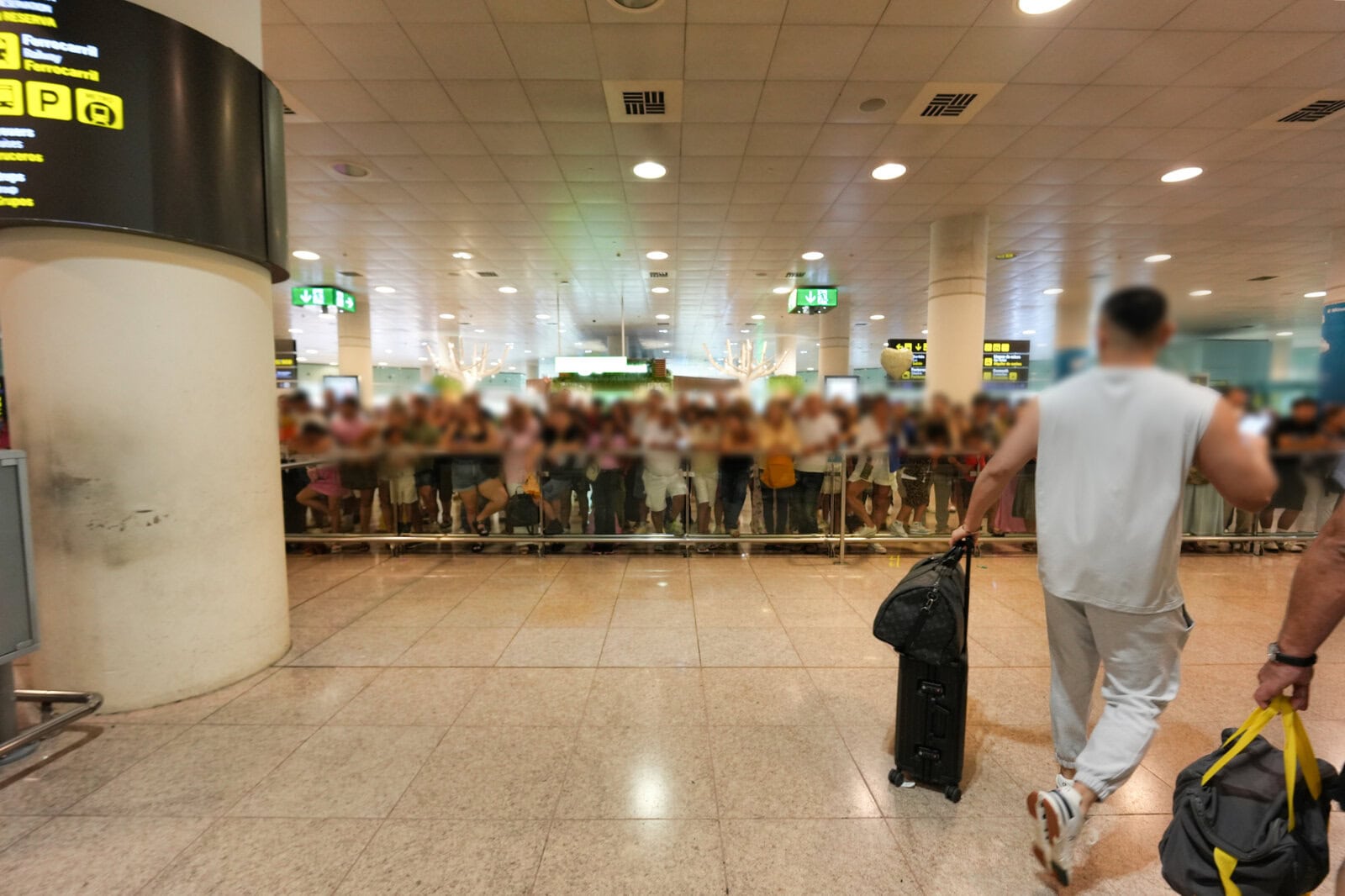 スペインに入国