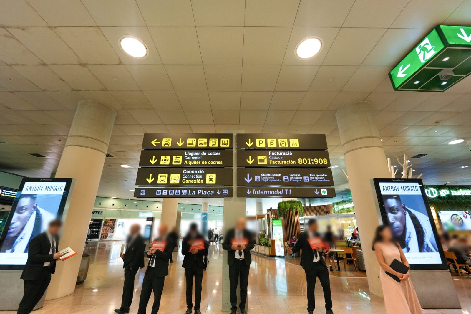 バルセロナエルプラット空港到着ロビー