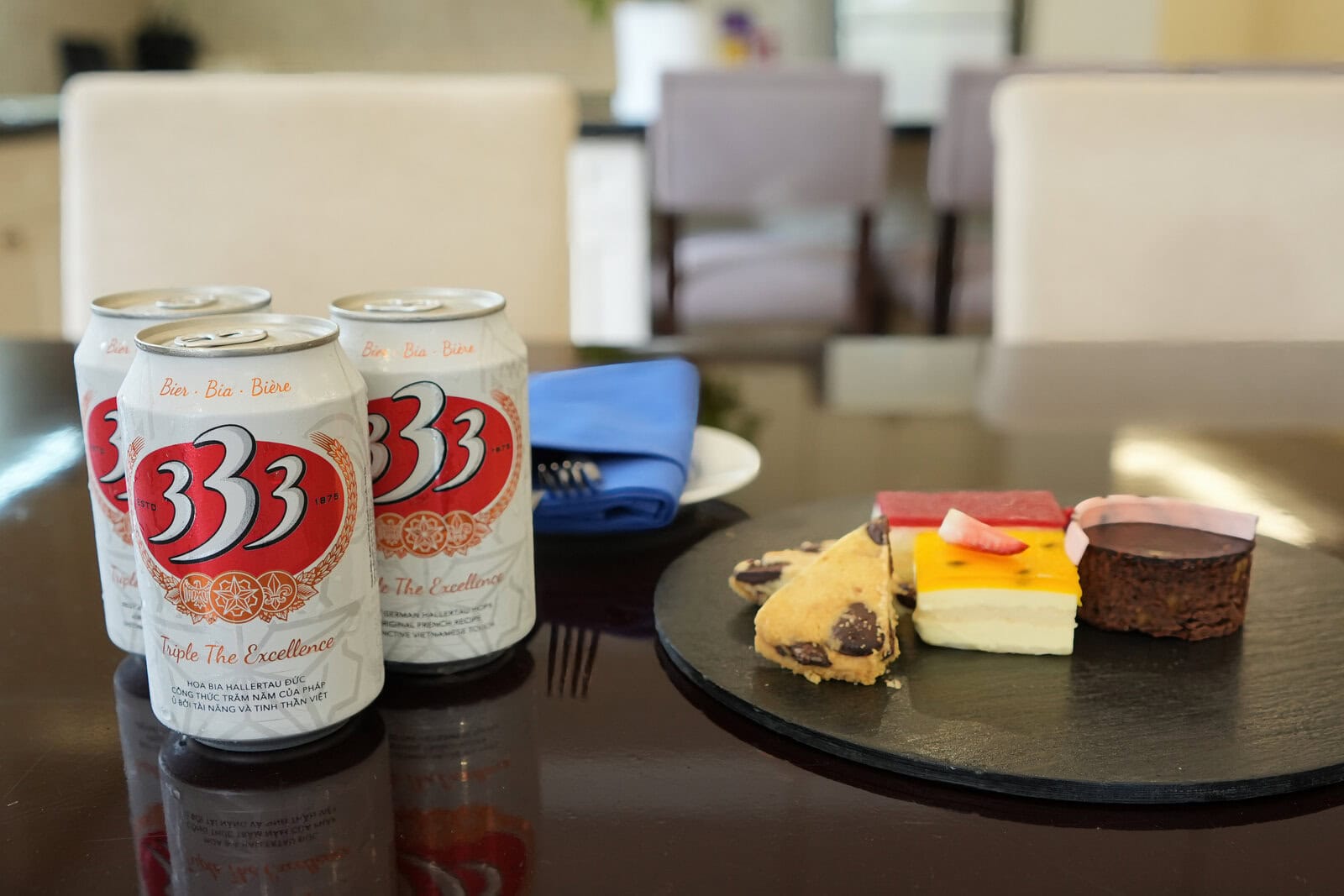ビールとスイーツのセット