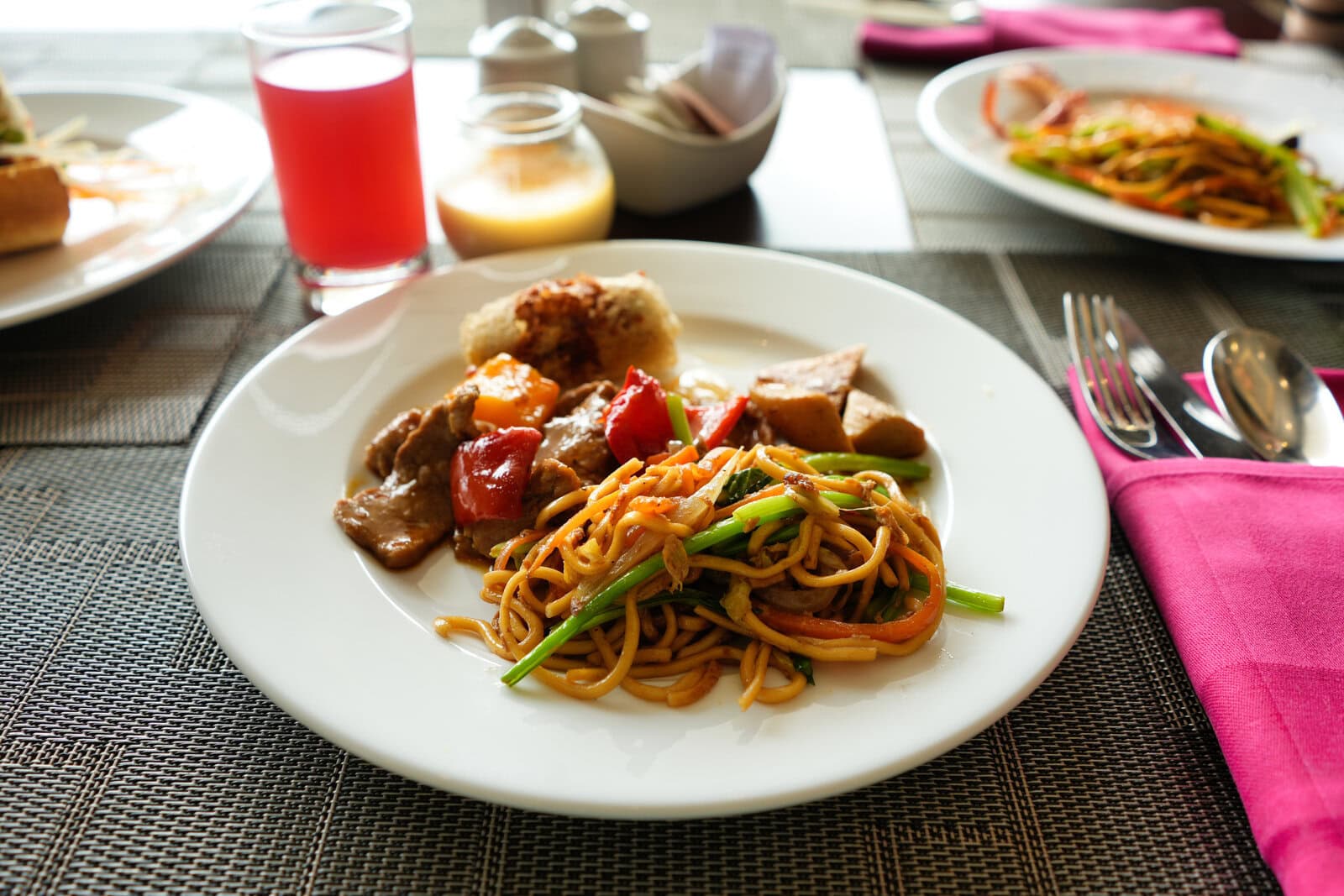 朝食プレート