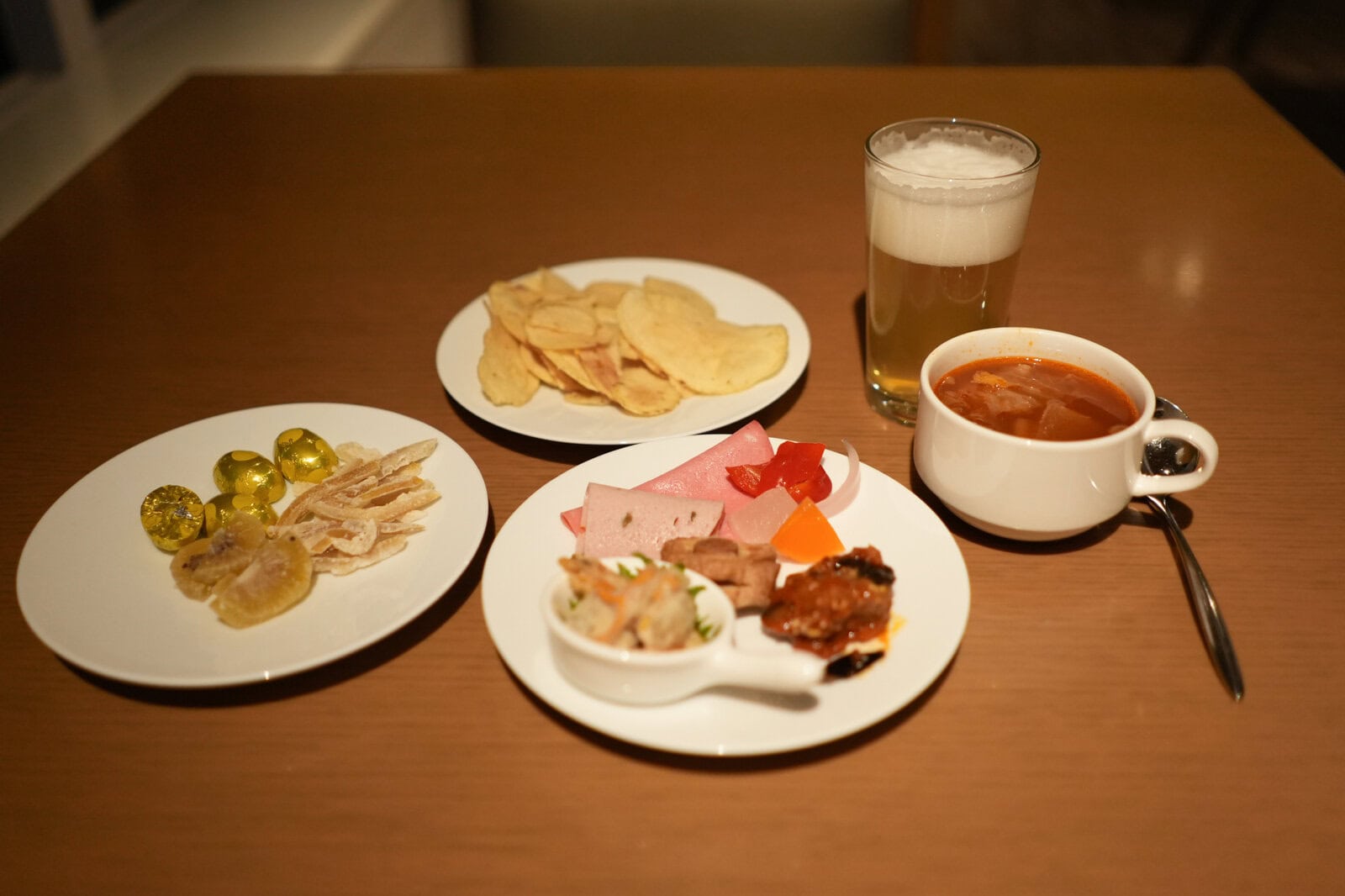 バータイムにいただいた軽食