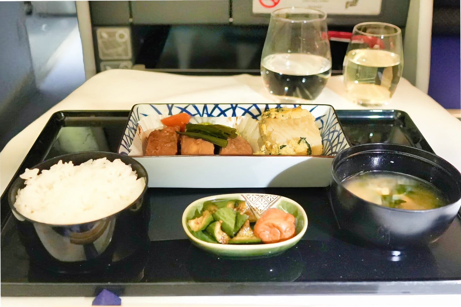 ANAイスタンブール線・復路の機内食・和食主菜