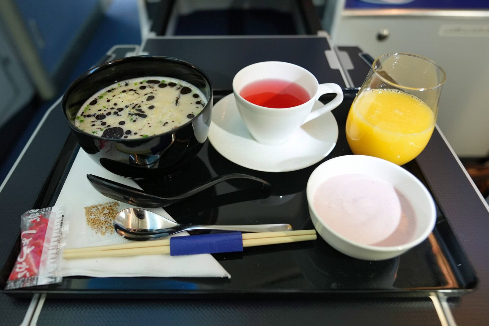 復路でいただいたとんこつラーメン