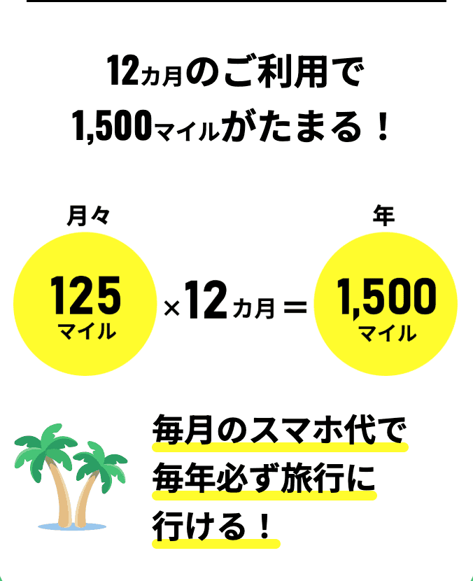 マイル特典