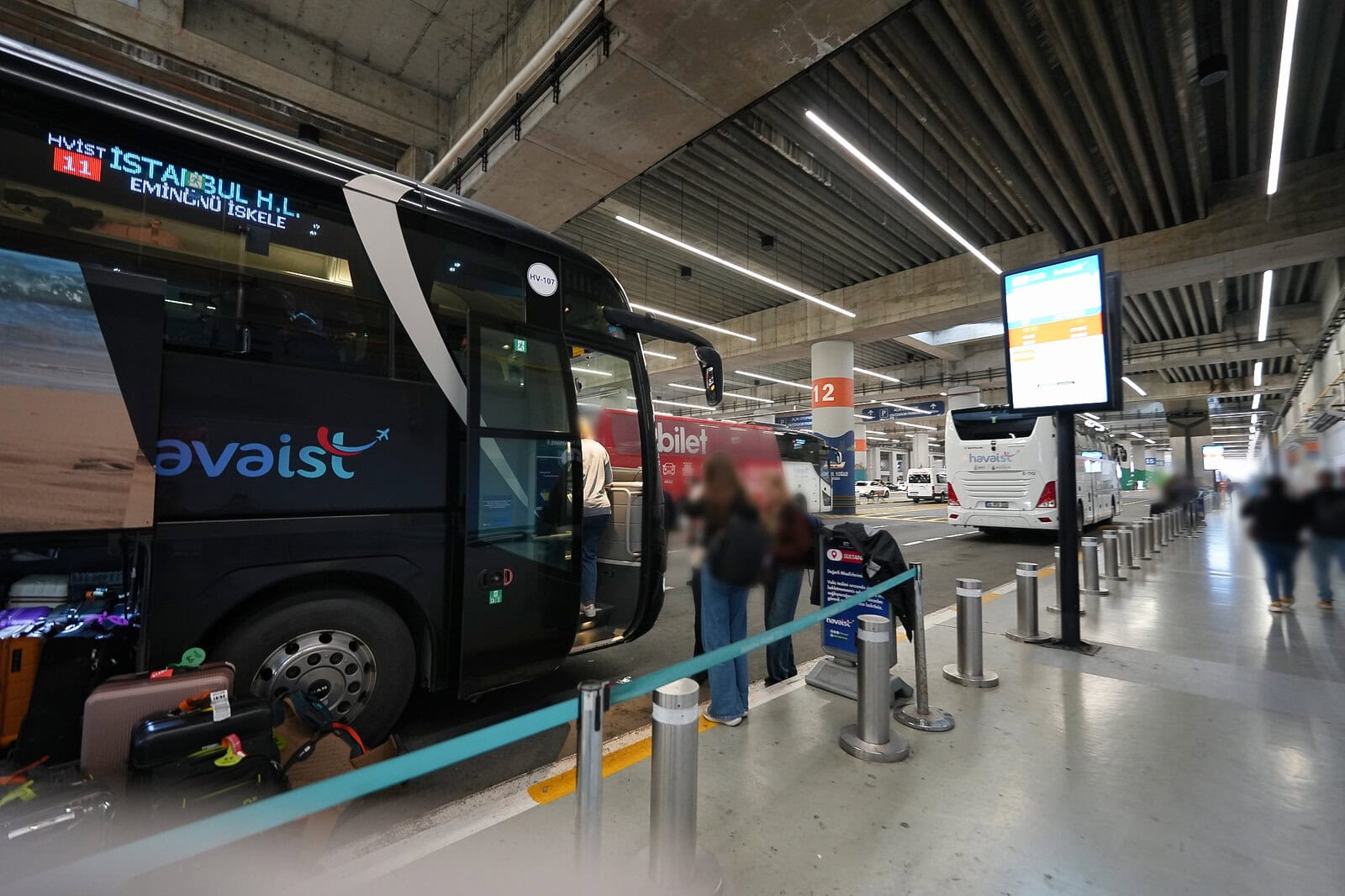 イスタンブール空港から旧市街へ向かうHavaistバス