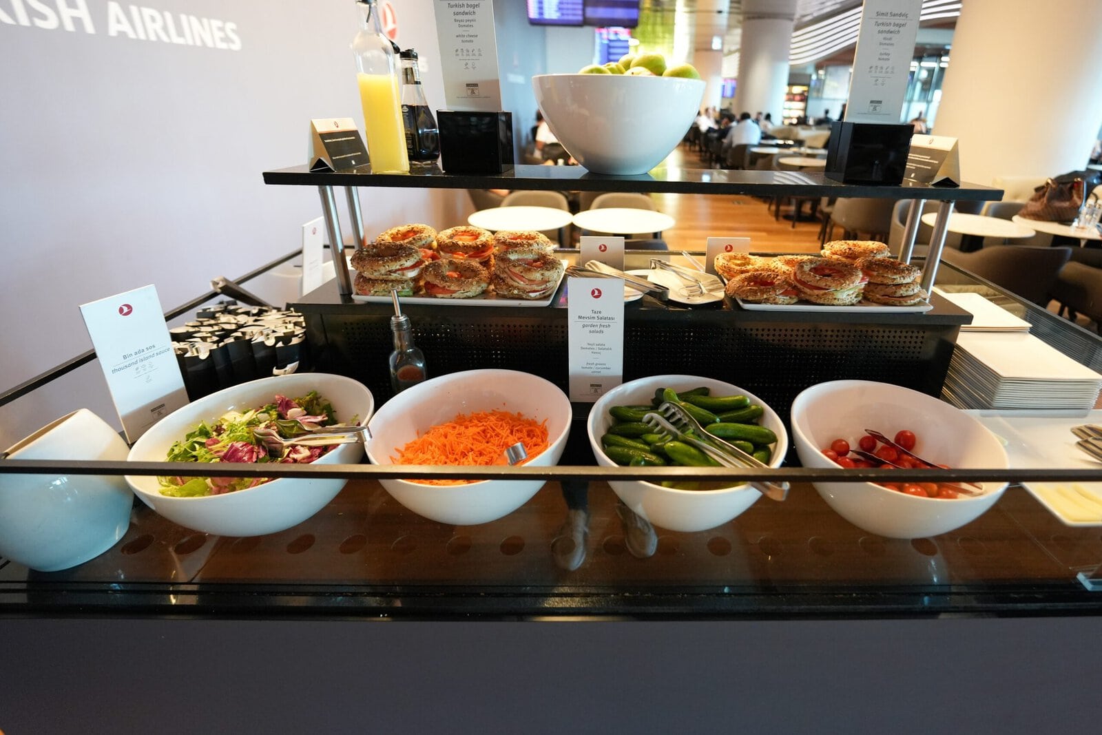 イスタンブール空港・国内線ラウンジ・食事