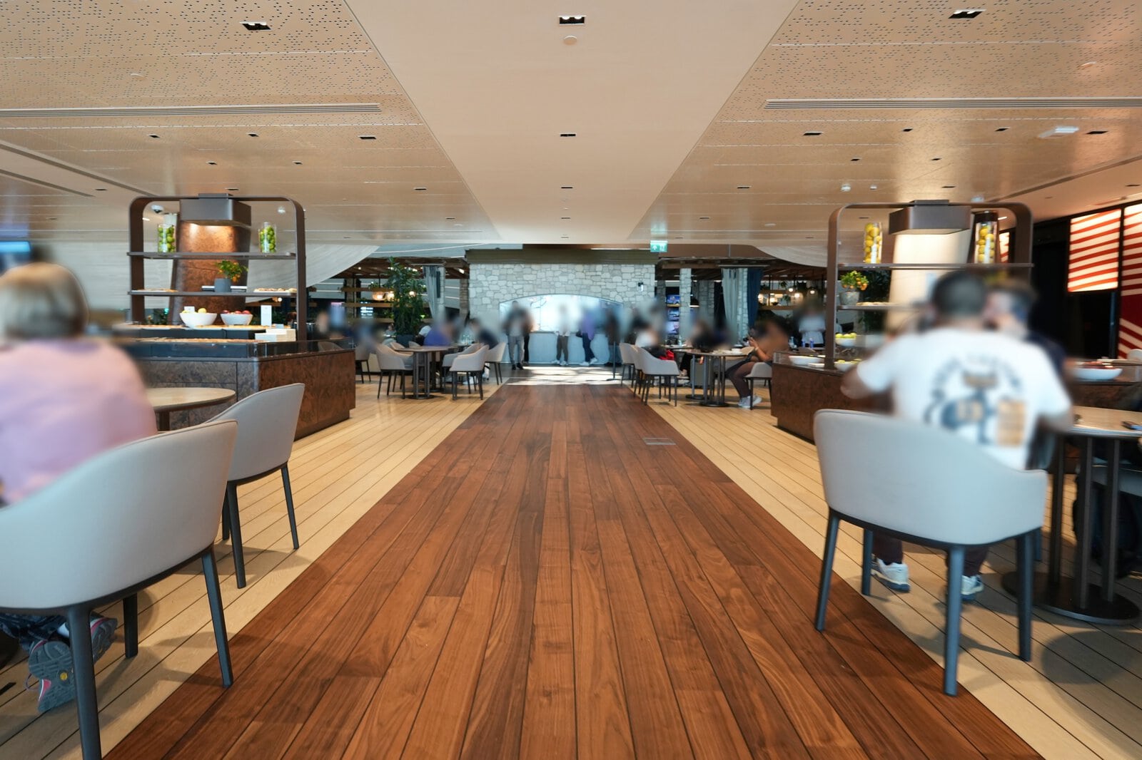 Turkish Airlines Lounge Miles&Smilesのダイニングエリア