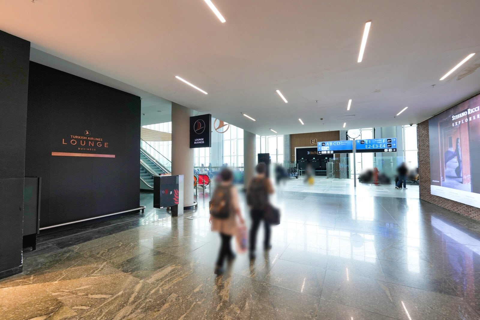 イスタンブール空港のTurkish Airlines Lounge Business入口