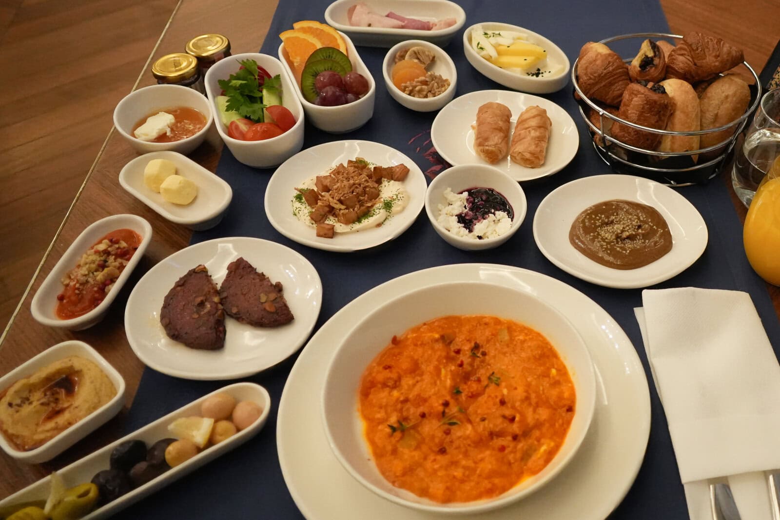 オリエントバンク・ホテル イスタンブールのトルコ式朝食