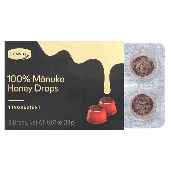 Comvita 100％マヌカハニードロップ 6粒 18g