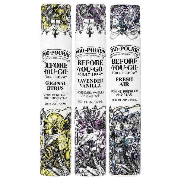 Poo-Pourri 携帯用トイレスプレー 10ml 3本セット