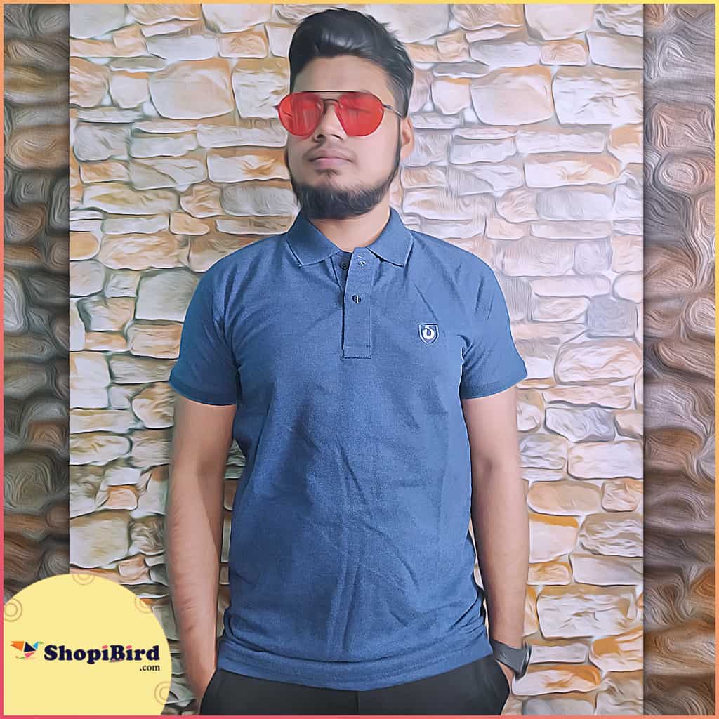 solid color half sleeve polo tshirt