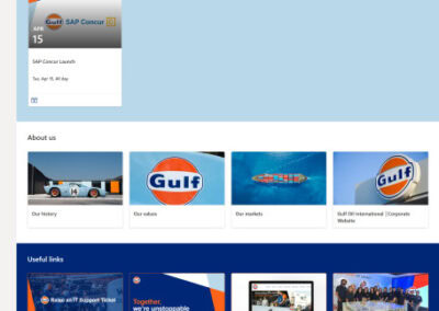 Gulf Oil Intranet