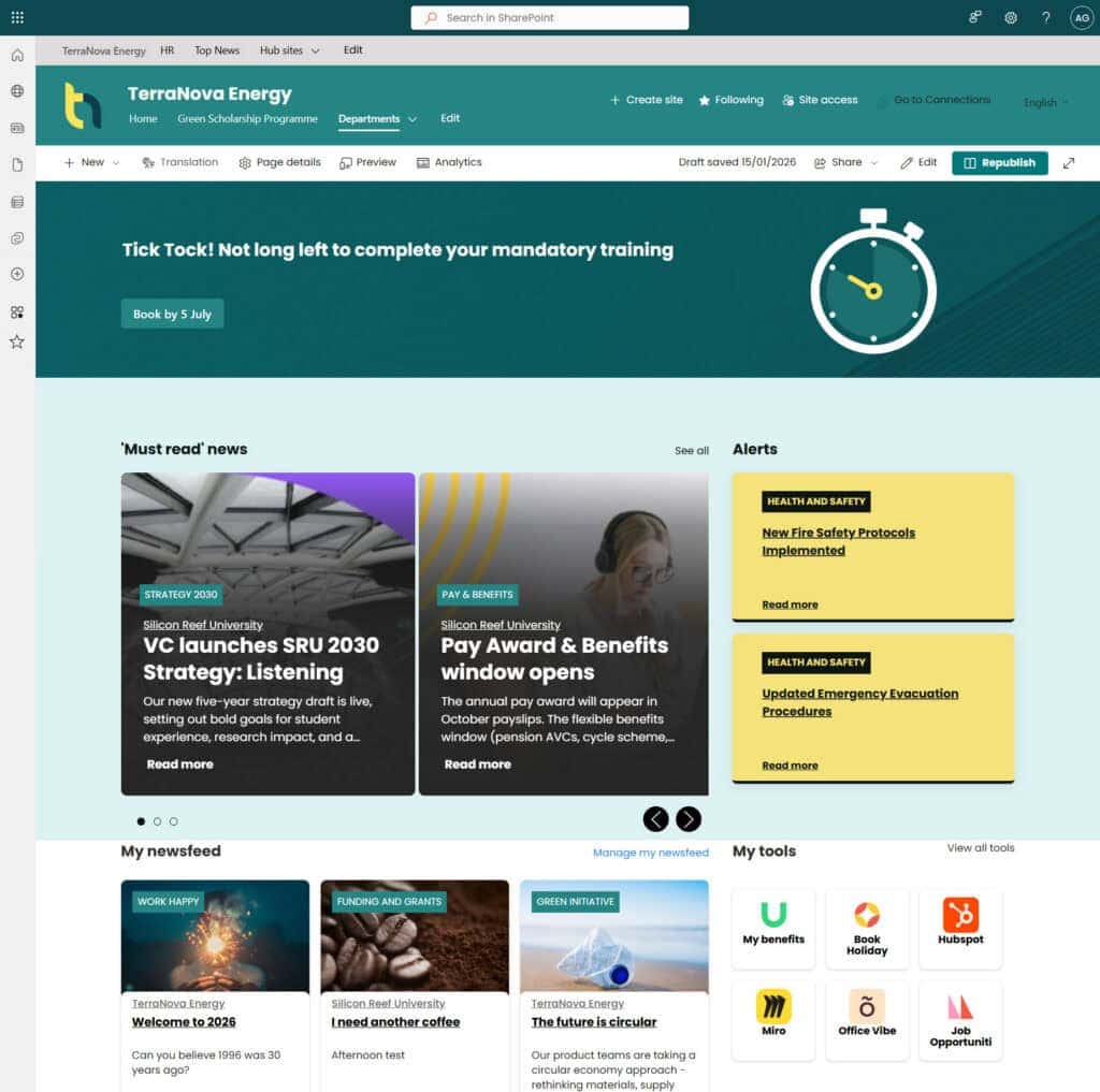 TerraNova Homepage