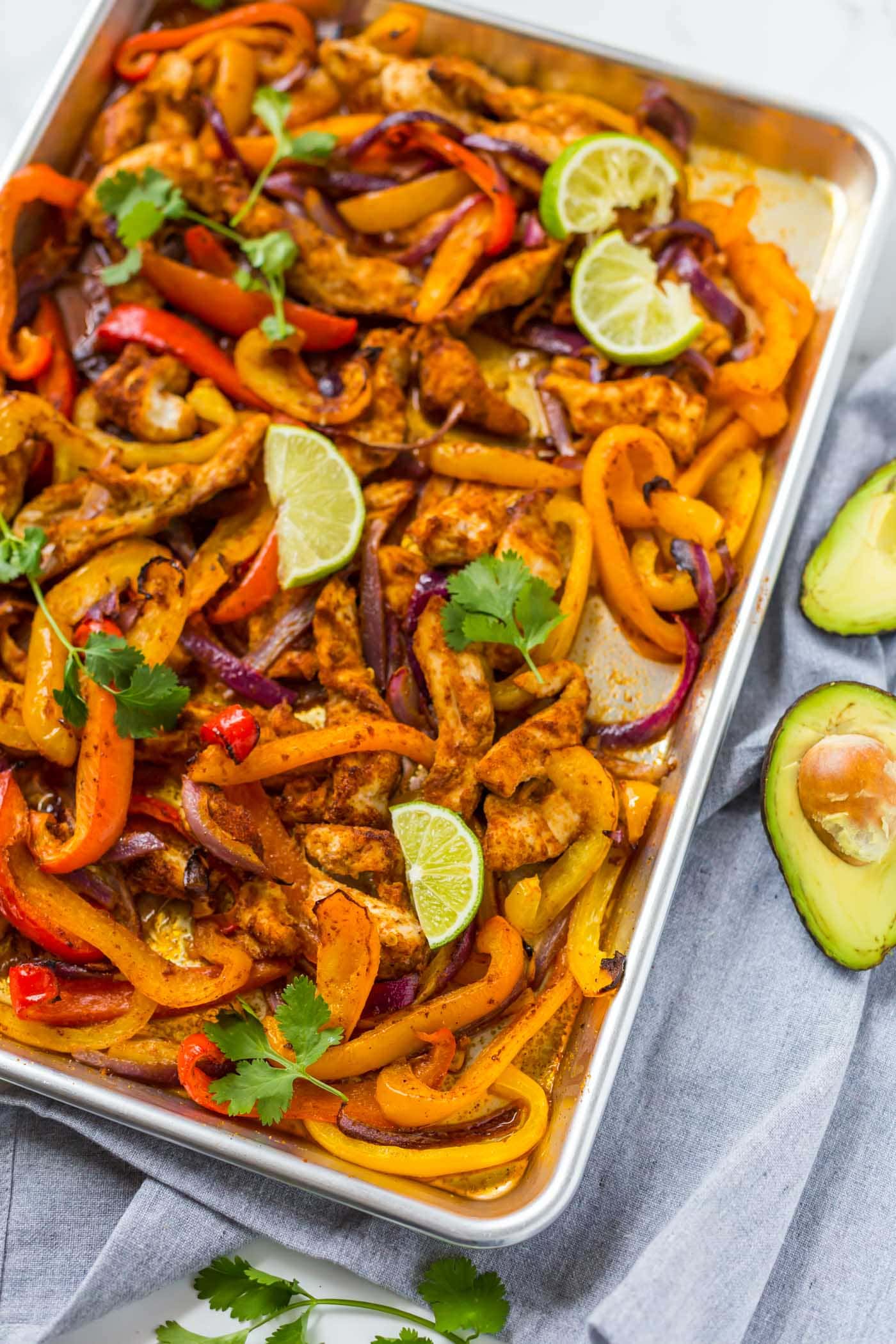 Best Sheet-Pan Chicken Fajitas Recipe - How To Make Sheet-Pan Chicken  Fajitas