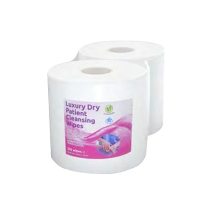 Luxury Dry Patient Cleansing Wipes refill - 100% Compostable
