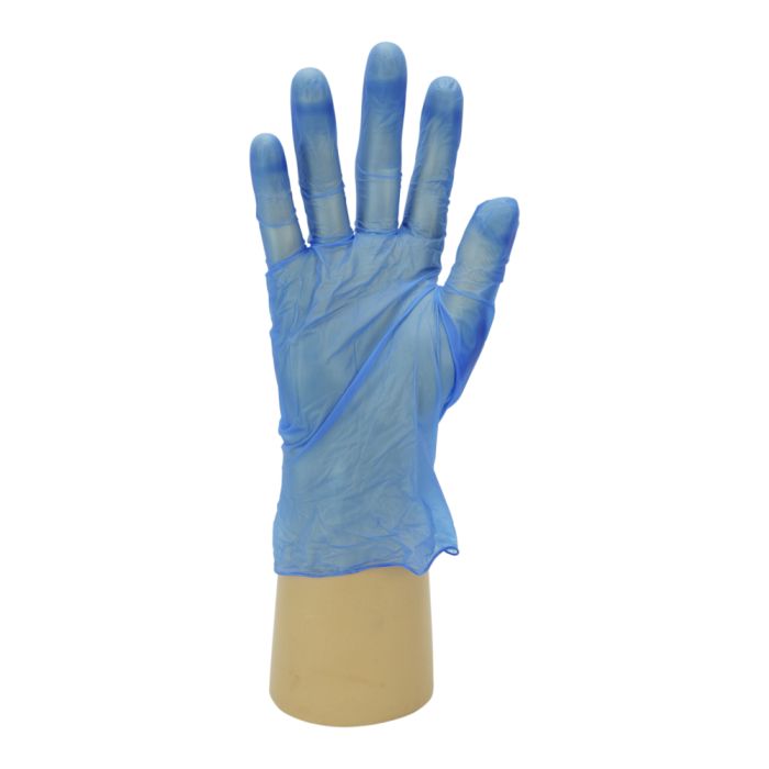 Shield GD11 Blue Vinyl Powdered Disposable Glove (10 X 100 Gloves)