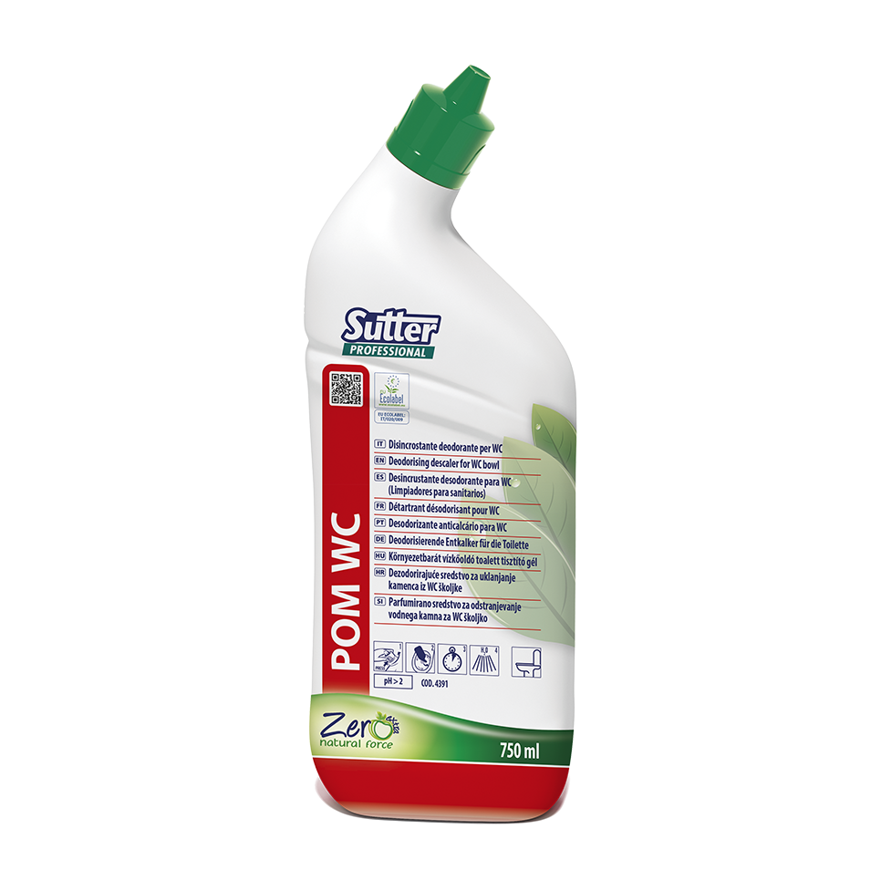 Sutter Professional POM WC (Zero) Scented natural descaler for WC bowl - 750ml