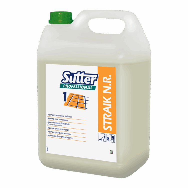 Sutter Professional STRAIK N.R Super rinse-free wax stripper - 5Ltr