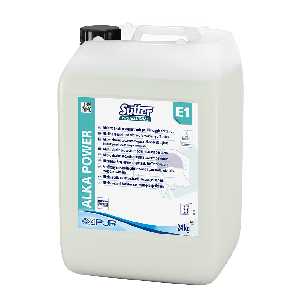 ALKA POWER Alkaline sequestrant additive for automatic washing of fabrics, 24kg