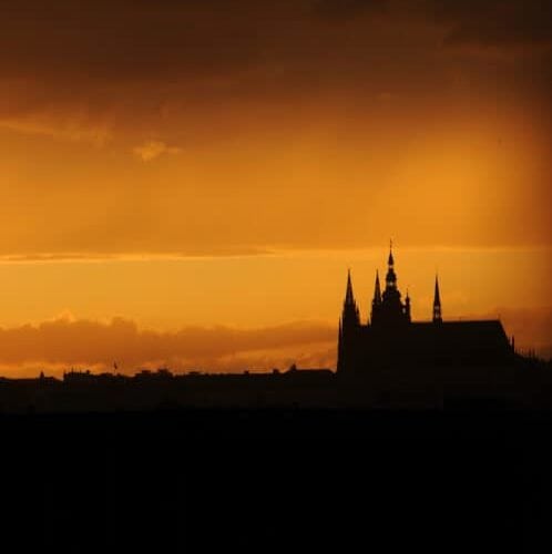 prague sunset