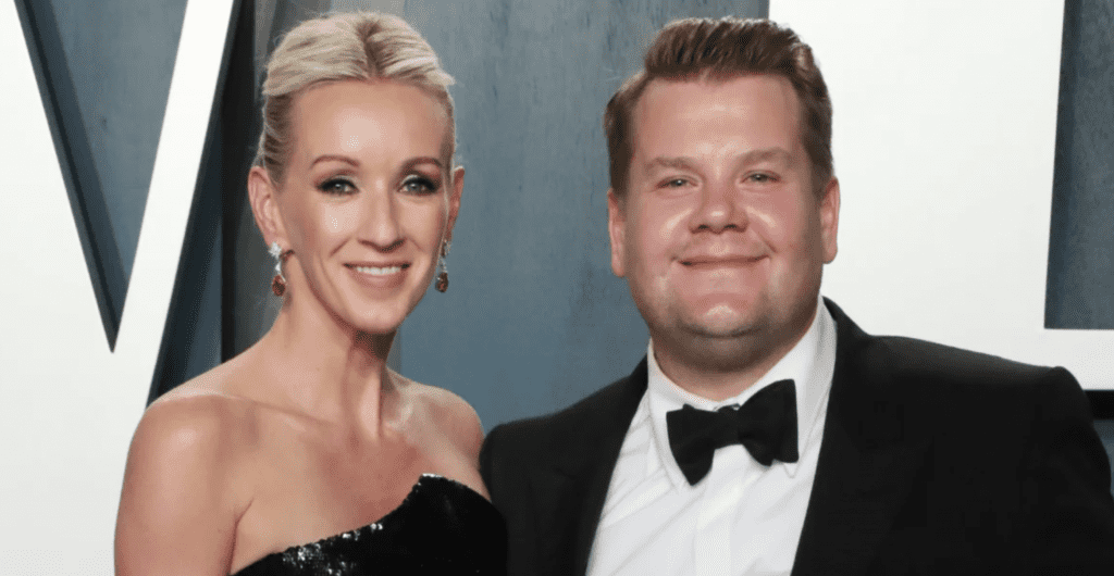 james corden with wife julia