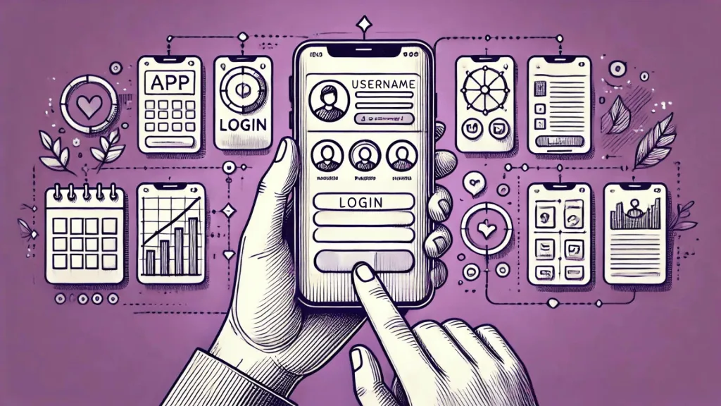 image Illustration of Mobile-First Design Process