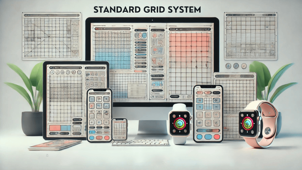 image showing examples of grid-based design challenges and solutions