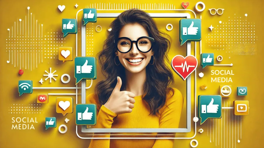 image depiction of a social media influencer promoting a brand, with links leading back to the brand’s website