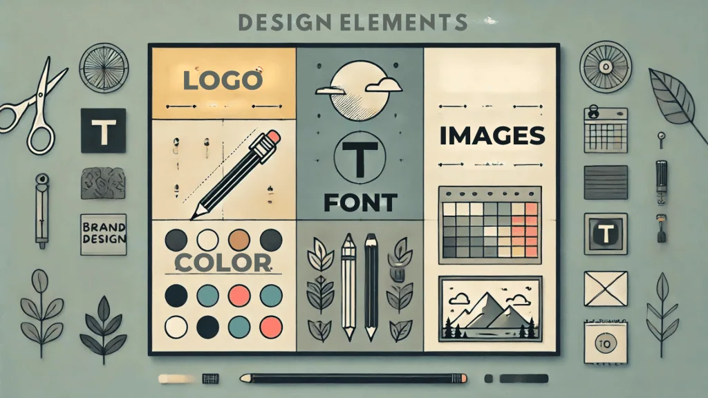 image Examples of consistent design elements across different parts of an application