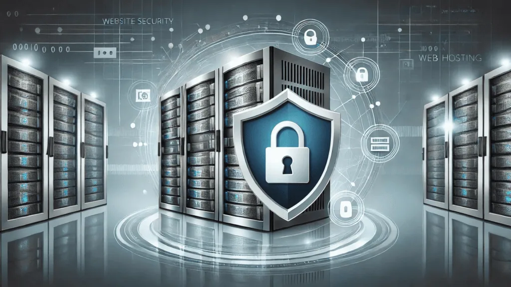 Server and shield signifying security