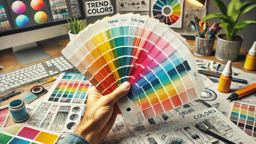 image here comparing examples of good and poor contrast in web design