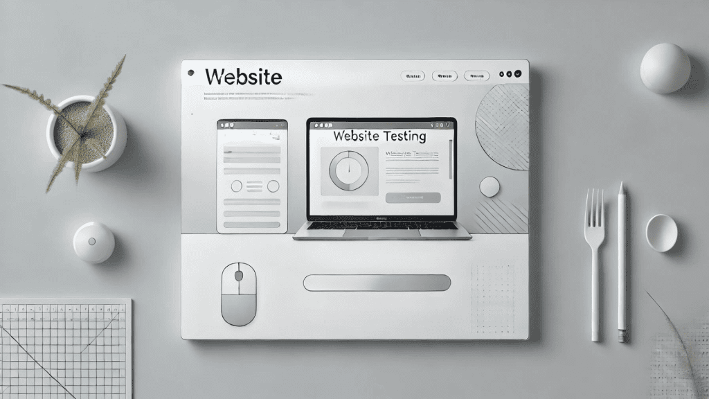 Image of a usability testing session for a minimalist website, embracing minimalism in web design