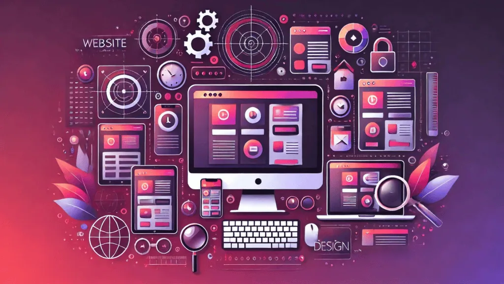 Image of a website with efficient navigation using effective web layout principles