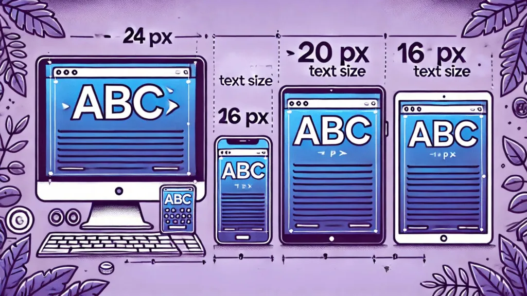 image comparison of web pages with different headline sizes to show their impact on user attention