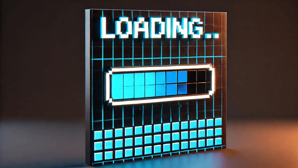 image depicting a creative loading animation